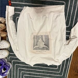 Cream Graphic Sweatshirt